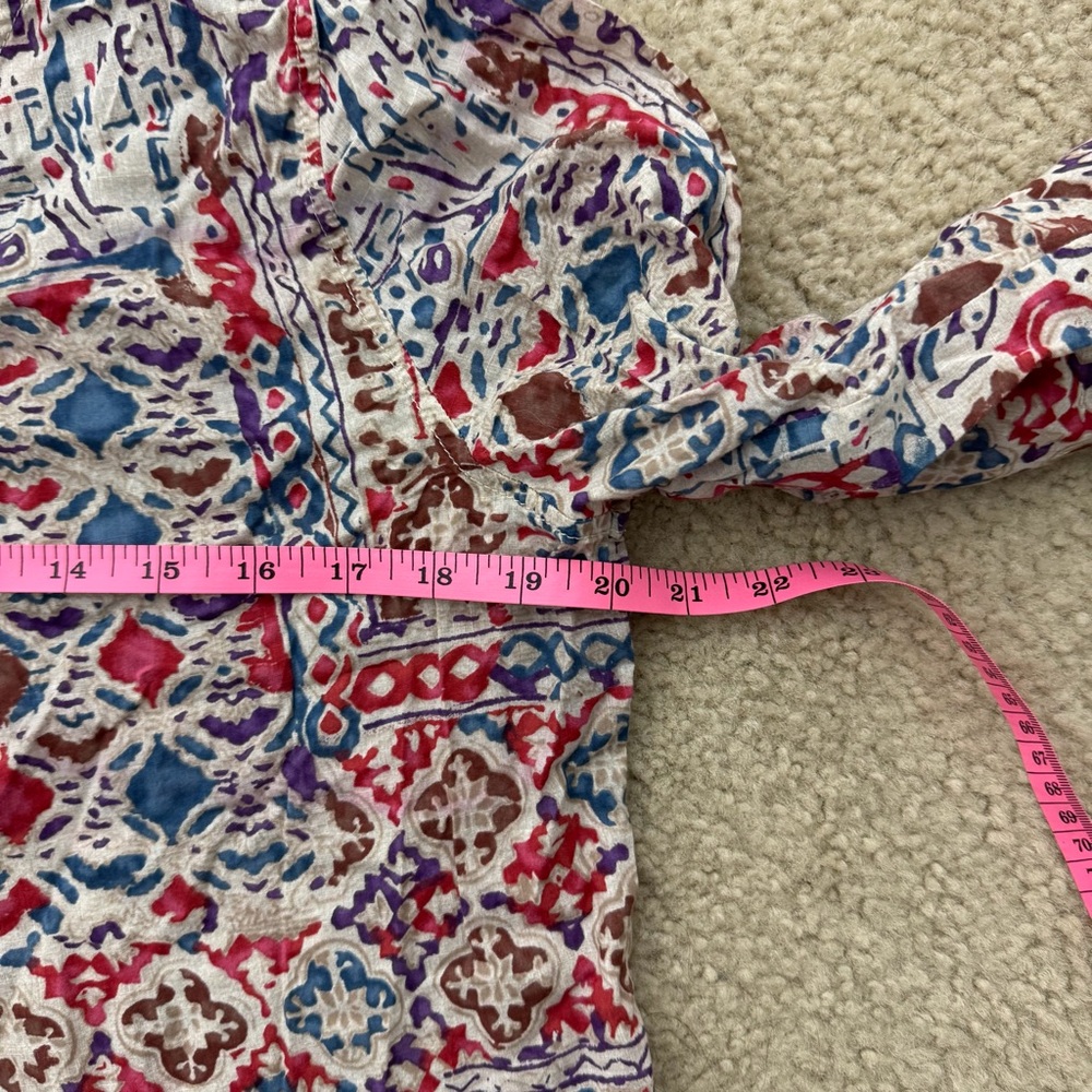 Ralph Lauren Colorful Abstract Print Top - Picture 7 of 8